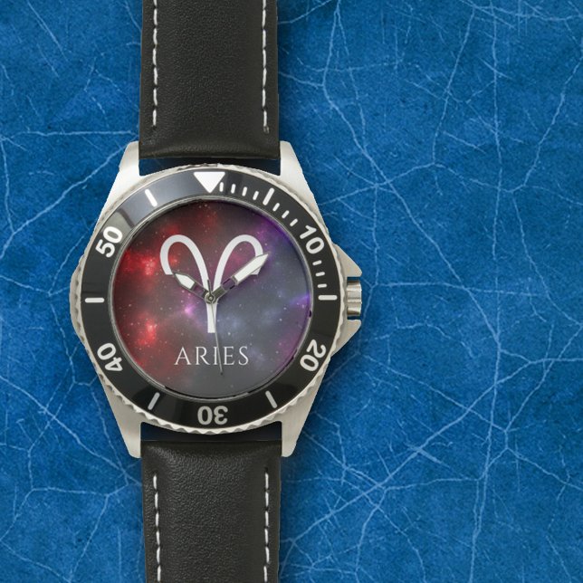 Starfield Aries Western Zodiac Horloge (Creator heeft geüpload)