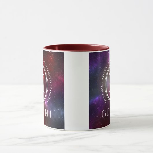 Starfield Gemini Twins Westerne Zodiac Mok (Midden)