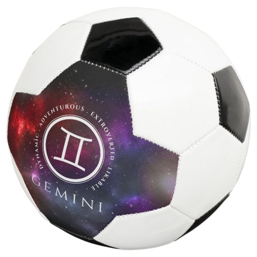 Starfield Gemini Twins Westerne Zodiac Voetbal (Drie kwart)
