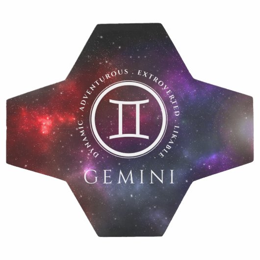 Starfield Gemini Twins Westerne Zodiac Voetbal (Enkel)