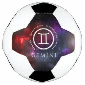 Starfield Gemini Twins Westerne Zodiac Voetbal (Voorkant)