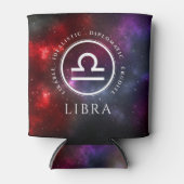 Starfield Libra Scales Westerne Zodiac Blikjeskoeler (Voorkant)