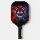 Starfield Libra Scales Westerne Zodiac Pickleball Paddle (Achterkant)
