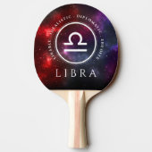 Starfield Libra Scales Westerne Zodiac Tafeltennisbatje (Achterkant)