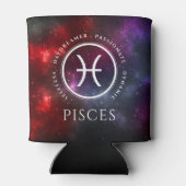 Starfield Pisces Fish Western Zodiac Blikjeskoeler (Achterkant)