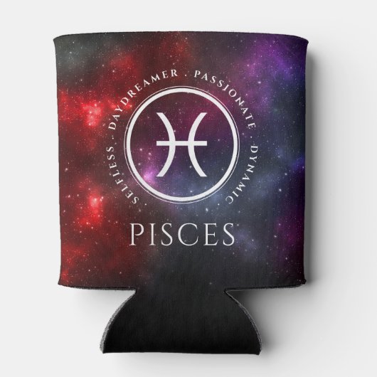 Starfield Pisces Fish Western Zodiac Blikjeskoeler (Achterkant)