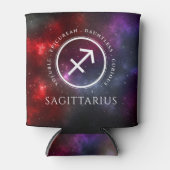 Starfield Sagittarius Archer Western Zodiac Blikjeskoeler (Voorkant)