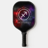 Starfield Sagittarius Archer Western Zodiac Pickleball Paddle (Voorkant)