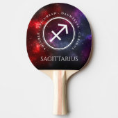 Starfield Sagittarius Archer Western Zodiac Tafeltennisbatje (Voorkant)