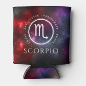 Starfield Scorpio Scorpion Western Zodiac Blikjeskoeler (Voorkant)