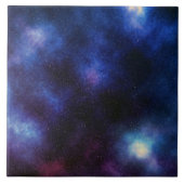 Starfield Space, night sky with many stars Tegeltje (Voorkant)