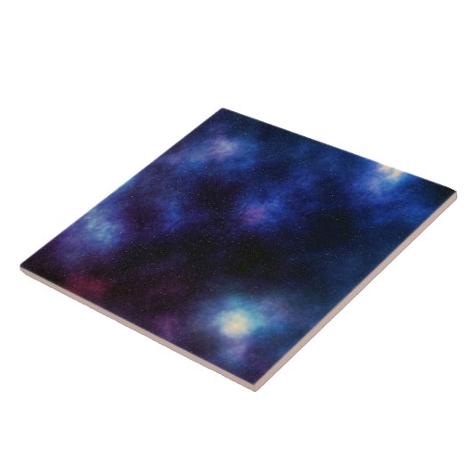 Starfield Space, night sky with many stars Tegeltje (Zijkant)