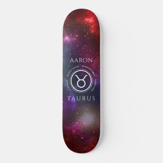 Starfield Taurus Bull Westerne dierentuin Persoonlijk Skateboard (Voorkant)