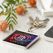 Starfield Virgo Maiden Westerne dierentuin Sleutelhanger (Zijkant)