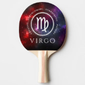 Starfield Virgo Maiden Westerne dierentuin Tafeltennisbatje (Voorkant)
