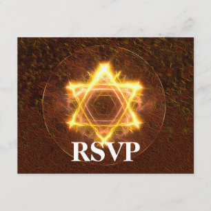Starfire Bar/Bat Mitzvah RSVP Kaartje