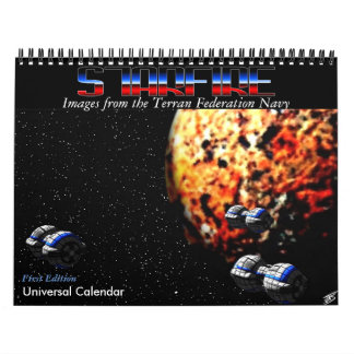Starfire Calendar: Terran Federation Navy, 1st Ed Kalender
