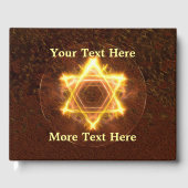 Starfire Fractal Magen David Gastenboek (Voorkant)