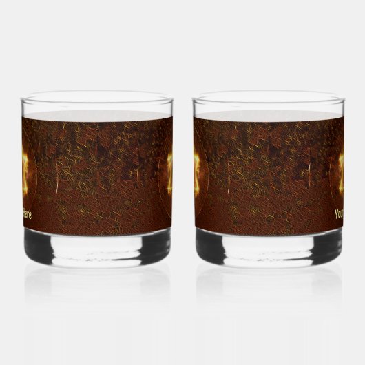 Starfire Fractal Magen Whisky Glas (Rechts)