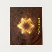 Starfire Fractal Star van David Wandkleed (Voorkant)