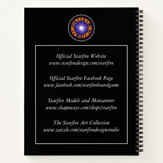 Starfire Graphing Book Notitieboek (Achterkant)