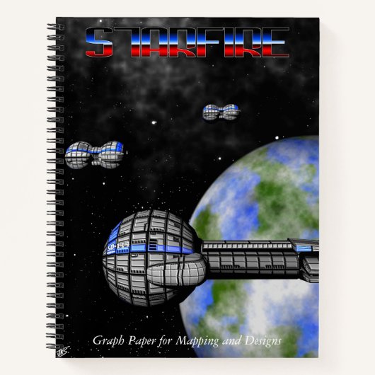 Starfire Graphing Book Notitieboek (Voorkant)