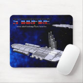 STARFIRE GSN-raketschuur voor oorlogsgebruik Muismat (Met muis)