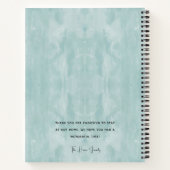 Starfish "1" Beach House Gastenboek Notitieboek (Achterkant)