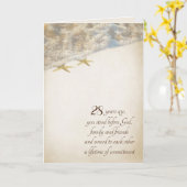 Starfish 28e Jubileum Kaart (Gele Bloem)