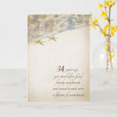 Starfish 34e Jubileum Kaart (Gele Bloem)