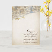 Starfish 6e Jubileum Kaart (Gele Bloem)