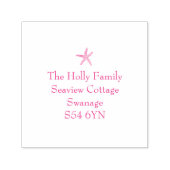 Starfish adresstempel  zelfinktende stempel (Design)