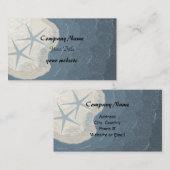 Starfish and Beach Thema Visitekaartje (Voorkant / Achterkant)