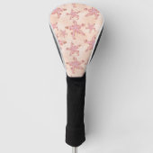 Starfish and Coral Pink Pastel Pattern Golfheadcover (Voorkant)