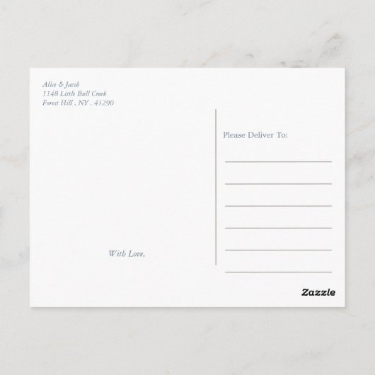 Starfish and Sand Dollar - Beach Weddenschap bedan Briefkaart (Achterkant)