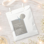 Starfish and Sand Dollar - Beach Weddenschap Bedankzakje (Geknipt)