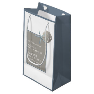 Starfish and Sand Dollar - Beach Weddenschap Klein Cadeauzakje