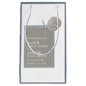 Starfish and Sand Dollar - Beach Weddenschap Klein Cadeauzakje (Voorkant)