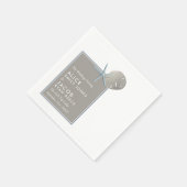 Starfish and Sand Dollar - Beach Weddenschap Servet (Hoek)