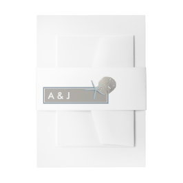 Starfish and Sand Dollar - Beach Weddenschap Uitnodigingen Wikkel