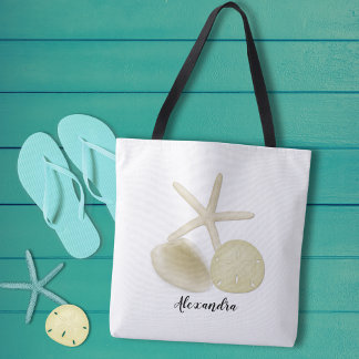 Starfish and Sea Shells Tote Bag