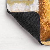 Starfish and Seashells on the Beach Personalized Muismat (Hoek)