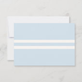 Starfish and Seashells on the Beach Weddiong RSVP Kaartje (Achterkant)