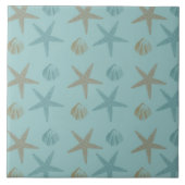 Starfish and Shells Tegeltje (Voorkant)
