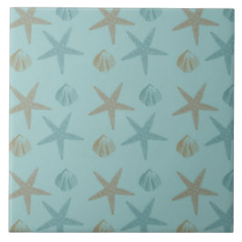 Starfish and Shells Tegeltje
