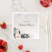 Starfish and Shells Tropical Beach Bridal Shower Servet (Insitu)