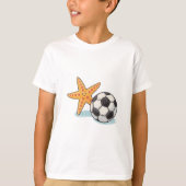Starfish and Soccer Ball T-shirt (Voorkant)