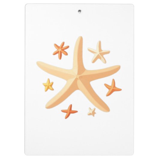 Starfish and the Small Ones Klembord (Achterkant)