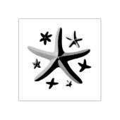 Starfish and the Small Ones Rubberstempel (Afrduk)