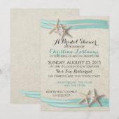 Starfish Aqua Beach Vrijgezellenfeest Kaart (Voorkant / Achterkant)